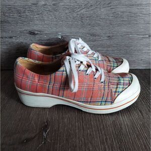 DANSKO WOMENS VEDA CANVAS RETRO SNEAKER MELON SIZE 40 (9.5-10)